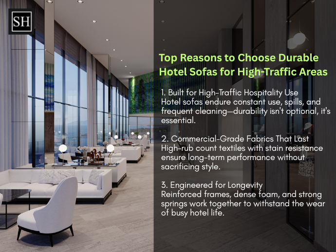 Selecting Sofas for High-Traffic Hotel Environments